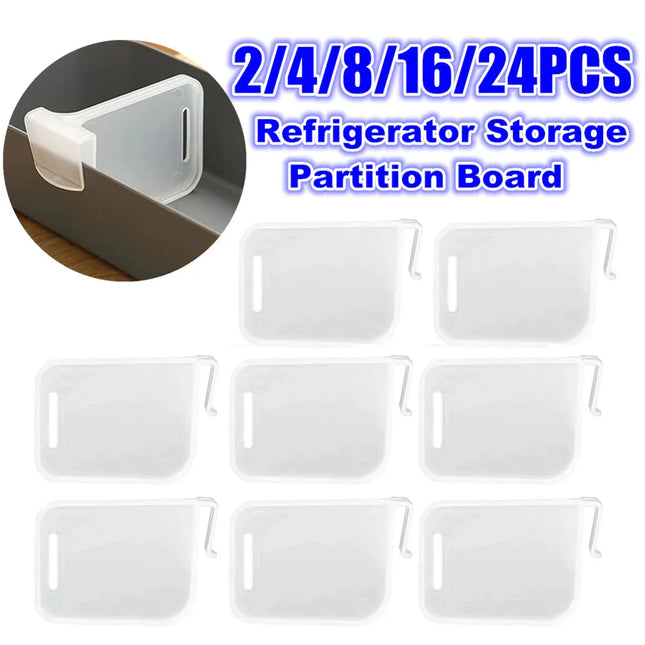 Retractable Plastic Refrigerator Storage Divider