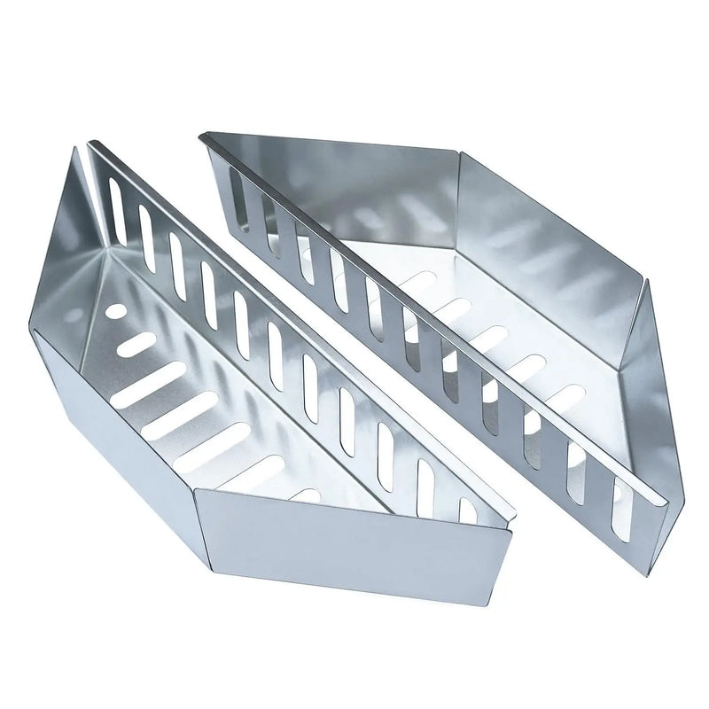 Set de 2 cestas para carbón de barbacoa | Accesorio metálico resistente, ventilación mejorada, 38,5×11×7,5 cmCestasHome & Garden > Kitchen & Dining > Kitchen Appliance Accessories > Outdoor Grill Accessories > Outdoor Grill Spits & Baskets > Outdoor Grill Baskets