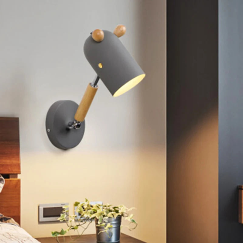 LED wall lamp with ears