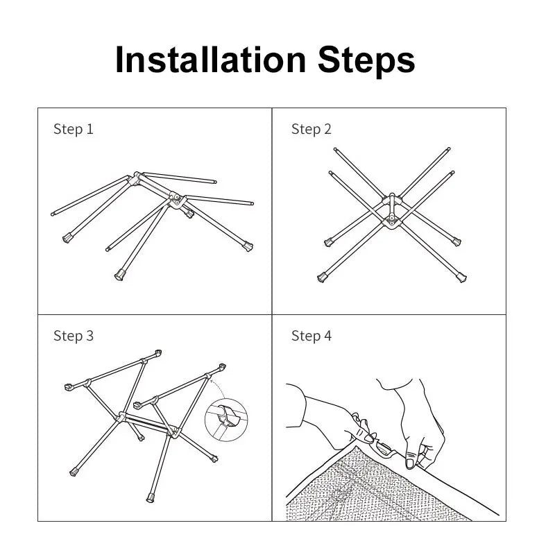 Mesa plegable de camping enrollable | 1680d oxford + aleación de aluminioMesas plegablesFurniture > Outdoor Furniture > Outdoor Tables