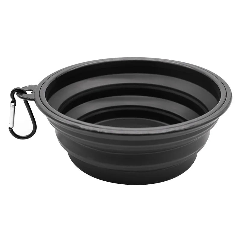 Comedero portátil 2 en 1 para mascotas | Plegable de silicona con mosquetónComederosAnimals & Pet Supplies > Pet Supplies > Pet Bowls, Feeders & Waterers > Travel Bowls