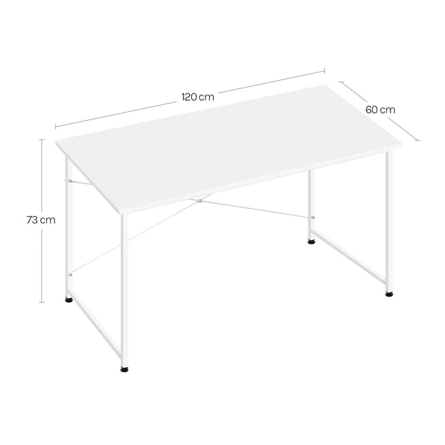 Escritorio moderno con estructura metálica | 100×50×76 / 120×60×73 / 140×60×73 cm – tablero E1EscritoriosFurniture > Office Furniture > Desks