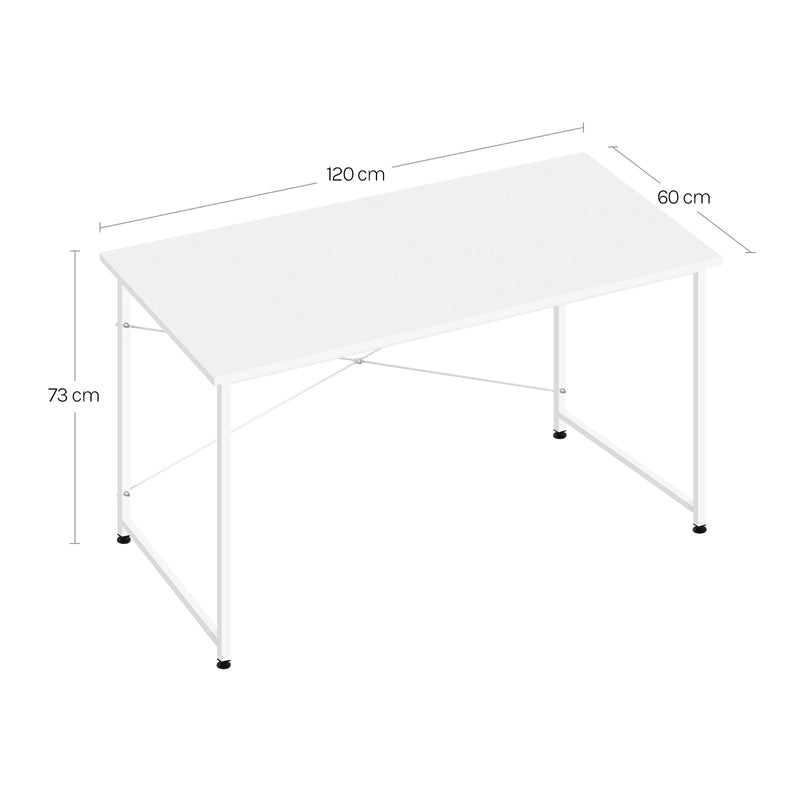 Escritorio moderno con estructura metálica | 100×50×76 / 120×60×73 / 140×60×73 cm – tablero E1EscritoriosFurniture > Office Furniture > Desks