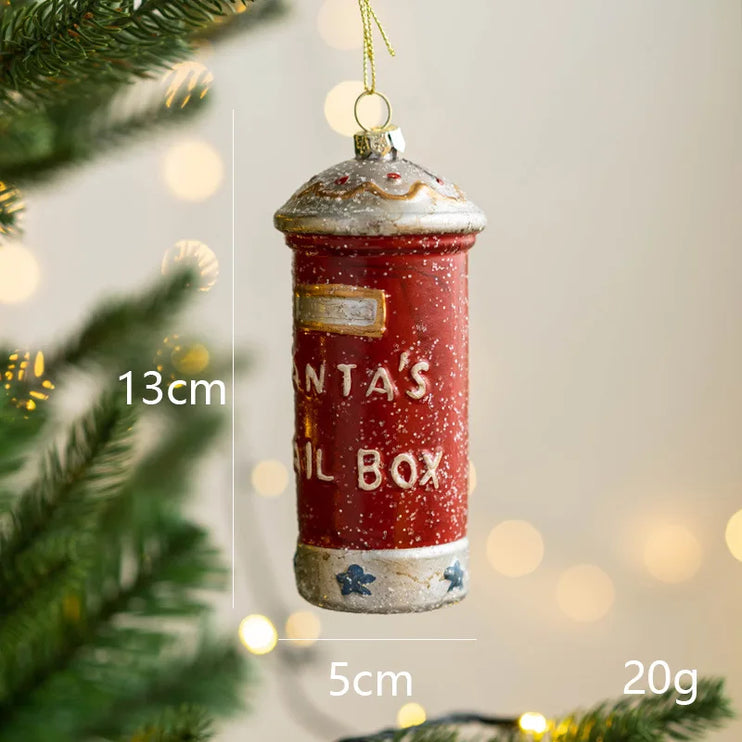 Decorative pendant for the tree with Christmas motifs