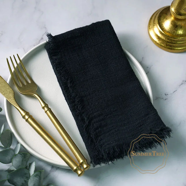 Rustic cloth napkins