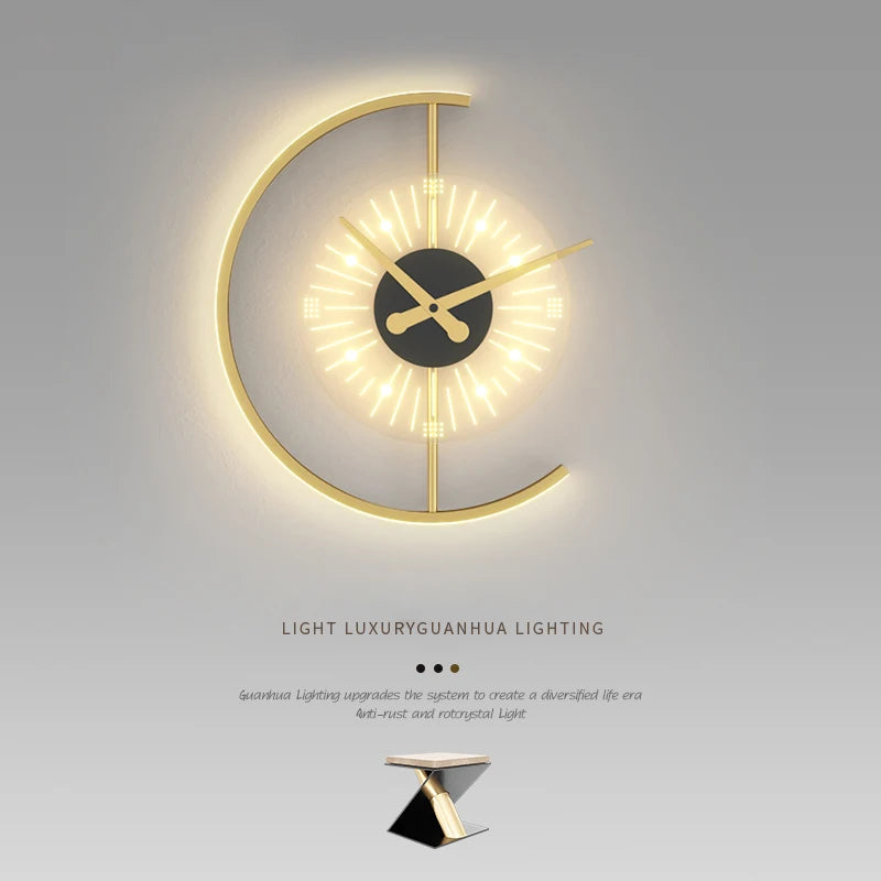 Lámpara de Pared LED Minimalista con Reloj en Relieve – 21W, 40 cmRelojesHome & Garden > Lighting > Lighting Fixtures > Wall Light Fixtures