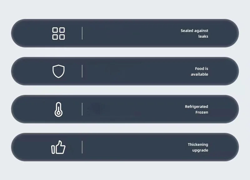 Bolsas reutilizables herméticas para almacenar alimentosAlmacenamiento