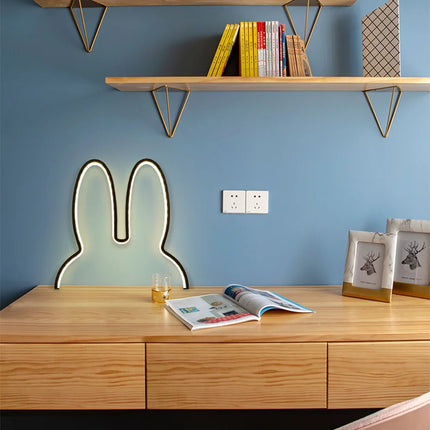 Lapin LED mural alimenté par USB