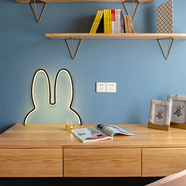 USB Powered Wall Led Rabbit