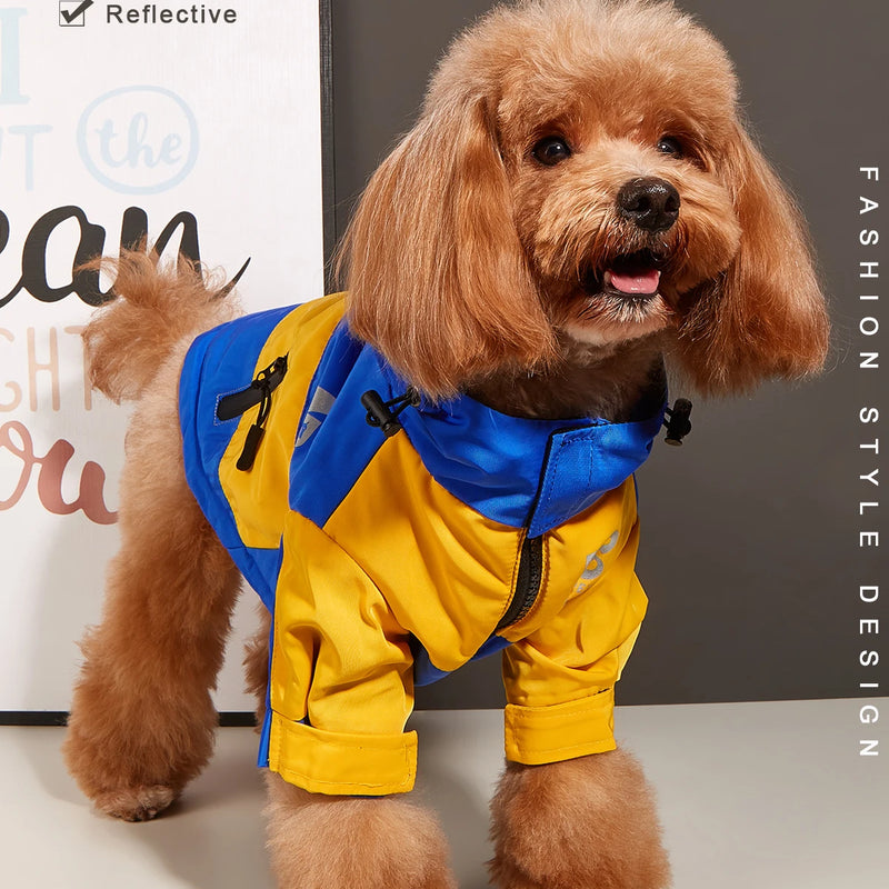 Chaqueta impermeable con forro polar interior para perrosRopaAnimals & Pet Supplies > Pet Supplies > Pet Apparel > Pet Jackets