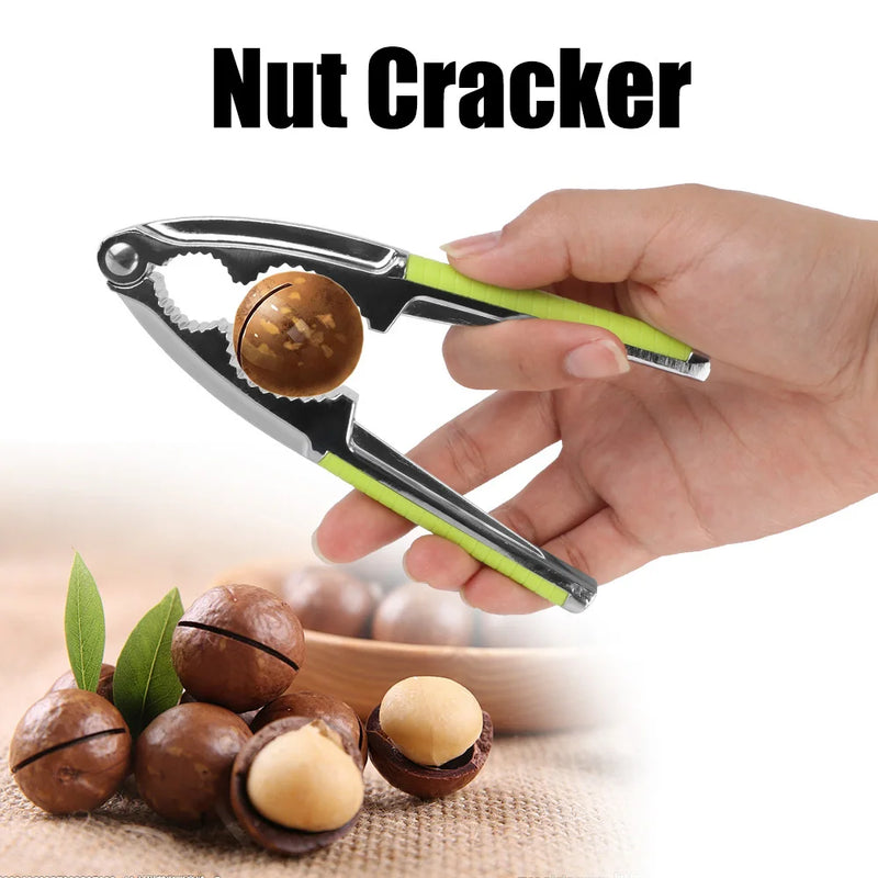 Cascanueces de acero inoxidable con mango ergonómicoCascanuecesHome & Garden > Kitchen & Dining > Kitchen Tools & Utensils > Food Crackers > Nutcrackers > Handheld Nutcrackers