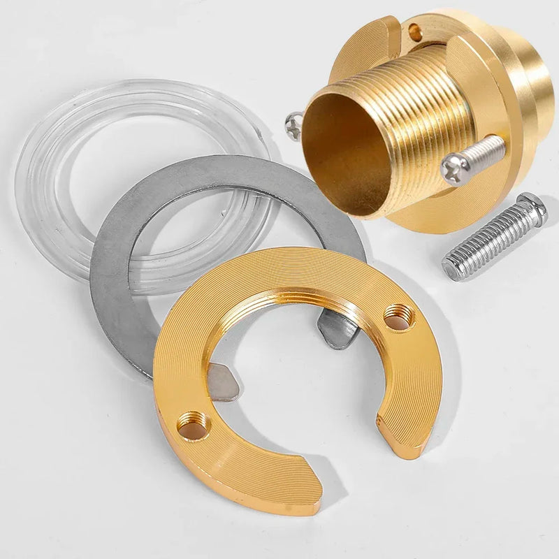 Kit de fijación para grifo con tuerca tipo C · Arandela y soporte anti-aflojamiento para lavabo y cocinaAdaptadoresHardware > Plumbing > Plumbing Fixture Hardware & Parts > Faucet Accessories