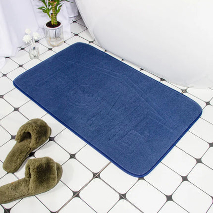 Alfombrilla de baño con estampado home