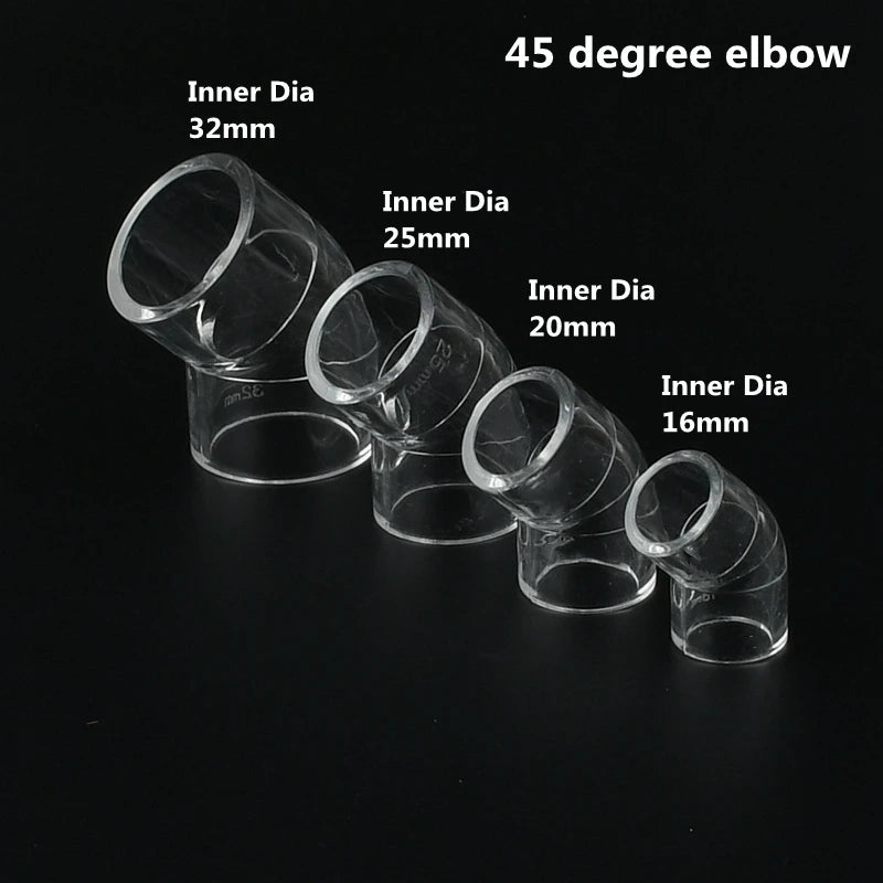 Tubos y conexiones transparentes para acuarios y jardines 16-50mmTubos y conexionesAnimals & Pet Supplies > Pet Supplies > Fish & Aquatic Supplies