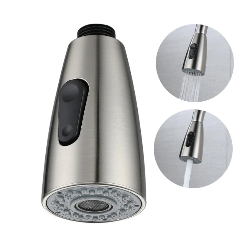 Cabezal para grifo de cocina extensible · 2 funciones de agua (chorro y ducha)AireadoresHardware > Plumbing > Plumbing Fixture Hardware & Parts > Faucet Accessories