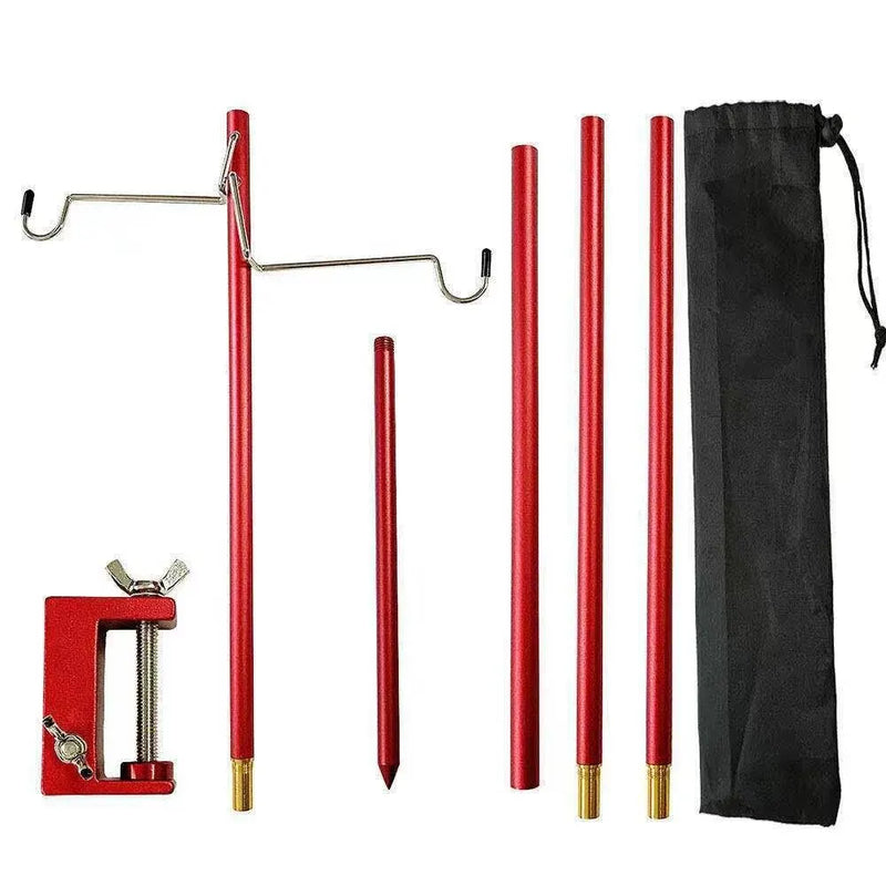 Soporte plegable para linterna de camping | Aleación de aluminio, 4 secciones y altura ajustableColgadoresUncategorized
