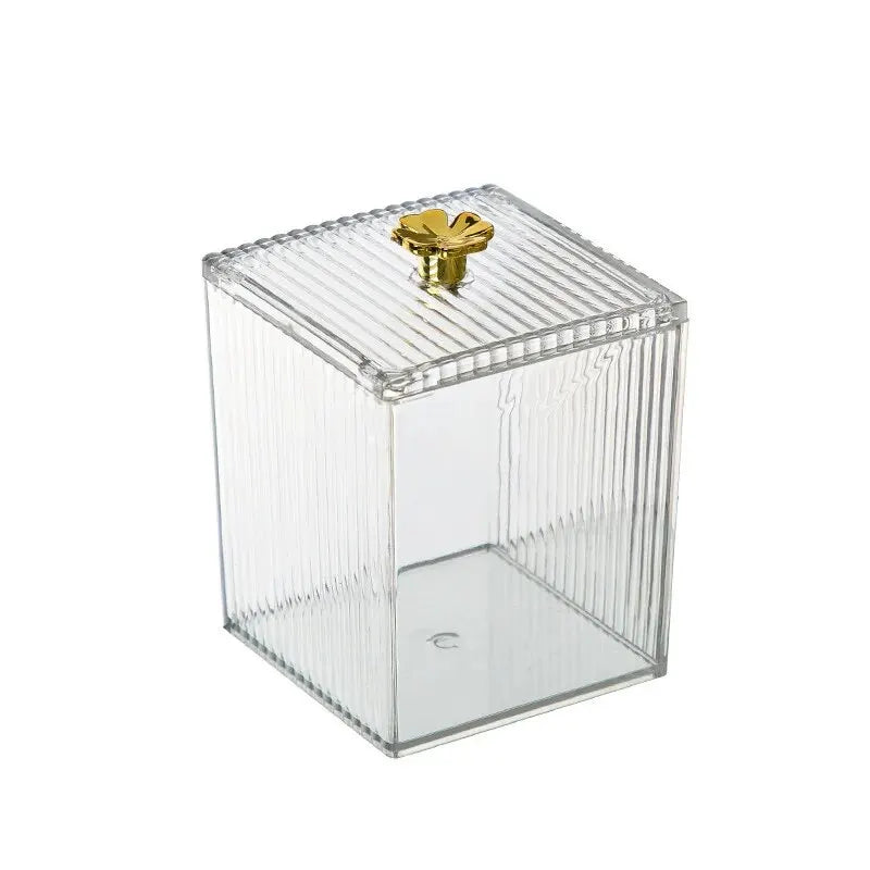 Caja de almacenamiento transparente para bastones de algodónCajas bastoncillos algodonesHome & Garden > Household Supplies > Storage & Organization > Household Storage Containers