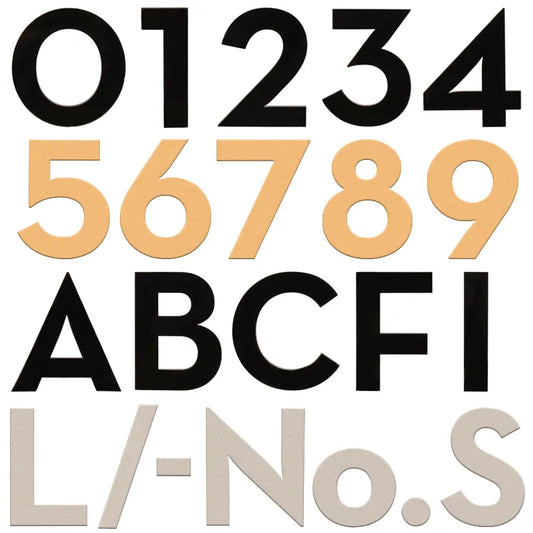 Outdoor Acrylic Self-Adhesive Letters and Numbers 75mm