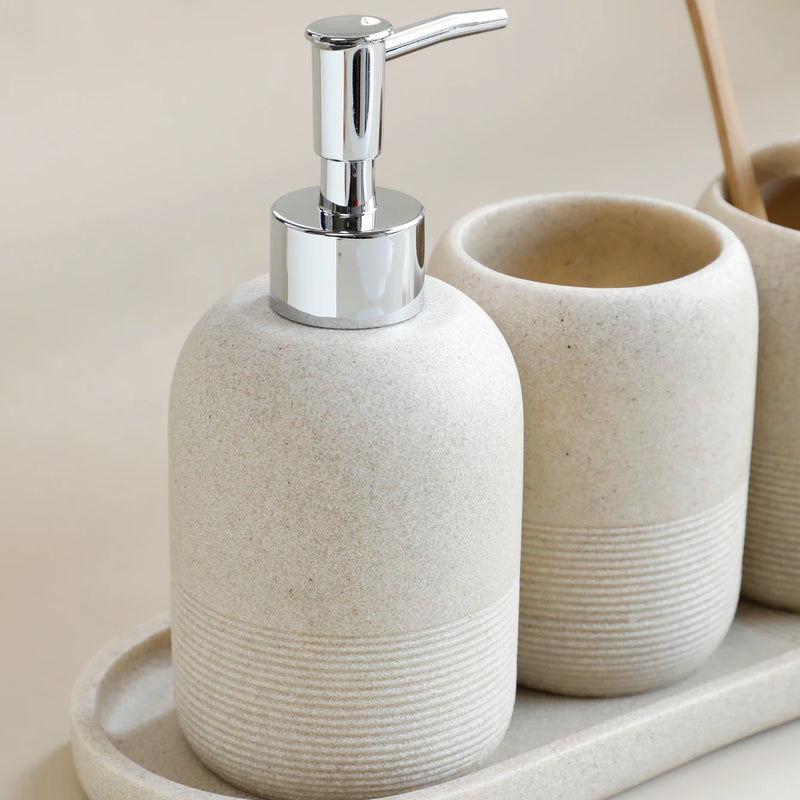 Set 5 piezas de accesorios para bañoDispensadores de jabónHome & Garden > Bathroom Accessories > Bathroom Accessory Sets