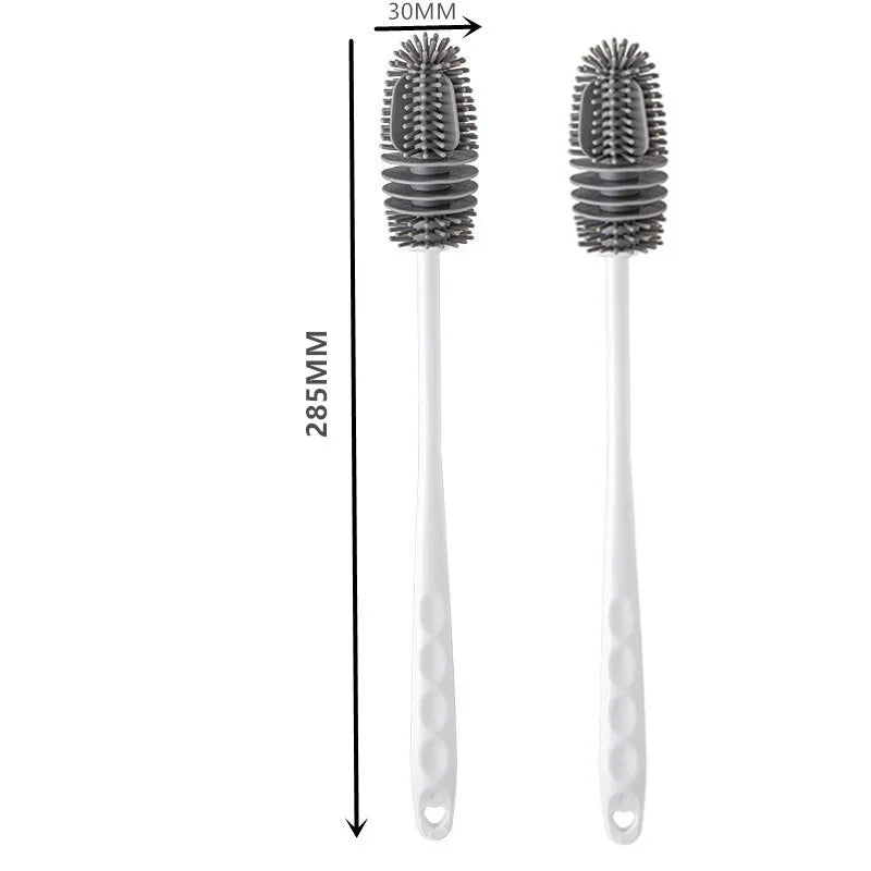 Cepillo de silicona para limpieza de botellas y biberonesCepillos