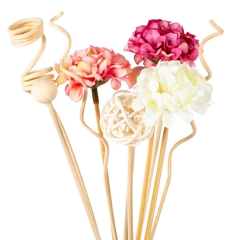 10 palitos de ratán rosa para difusor de aromas sin fuegoDifusores de aromasHome & Garden > Decor > Home Fragrance Accessories > Reed Diffuser Sticks