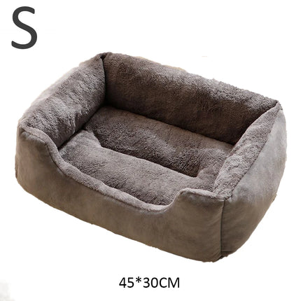 Square pet bed