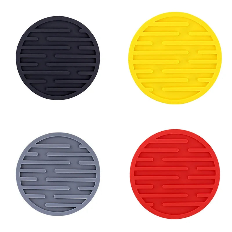 Set de 4 posavasos redondos de silicona antideslizantes de 10 cmPosavasosHome & Garden > Kitchen & Dining > Barware > Coasters