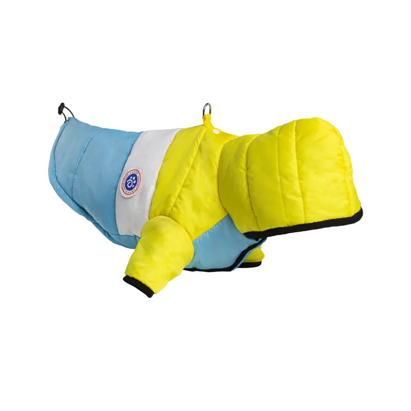 Chaqueta multicolor de invierno cálida e impermeable para perrosRopaAnimals & Pet Supplies > Pet Supplies > Pet Apparel > Pet Coats