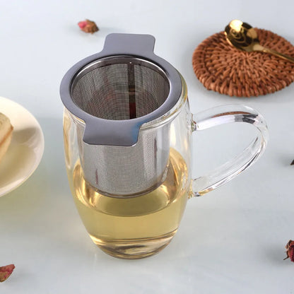 Infusor de té reutilizable de acero inoxidable 304