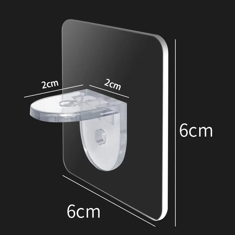 Clips para baldas sin tornillos, adhesivos y fáciles de instalarColgadoresHome & Garden > Household Supplies > Storage & Organization > Storage Hooks & Racks > Utility Hooks