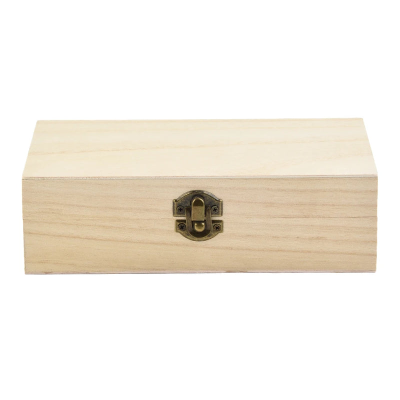 Caja de almacenamiento rectangular de madera vintageCajasHome & Garden > Household Supplies > Storage & Organization > Household Storage Containers