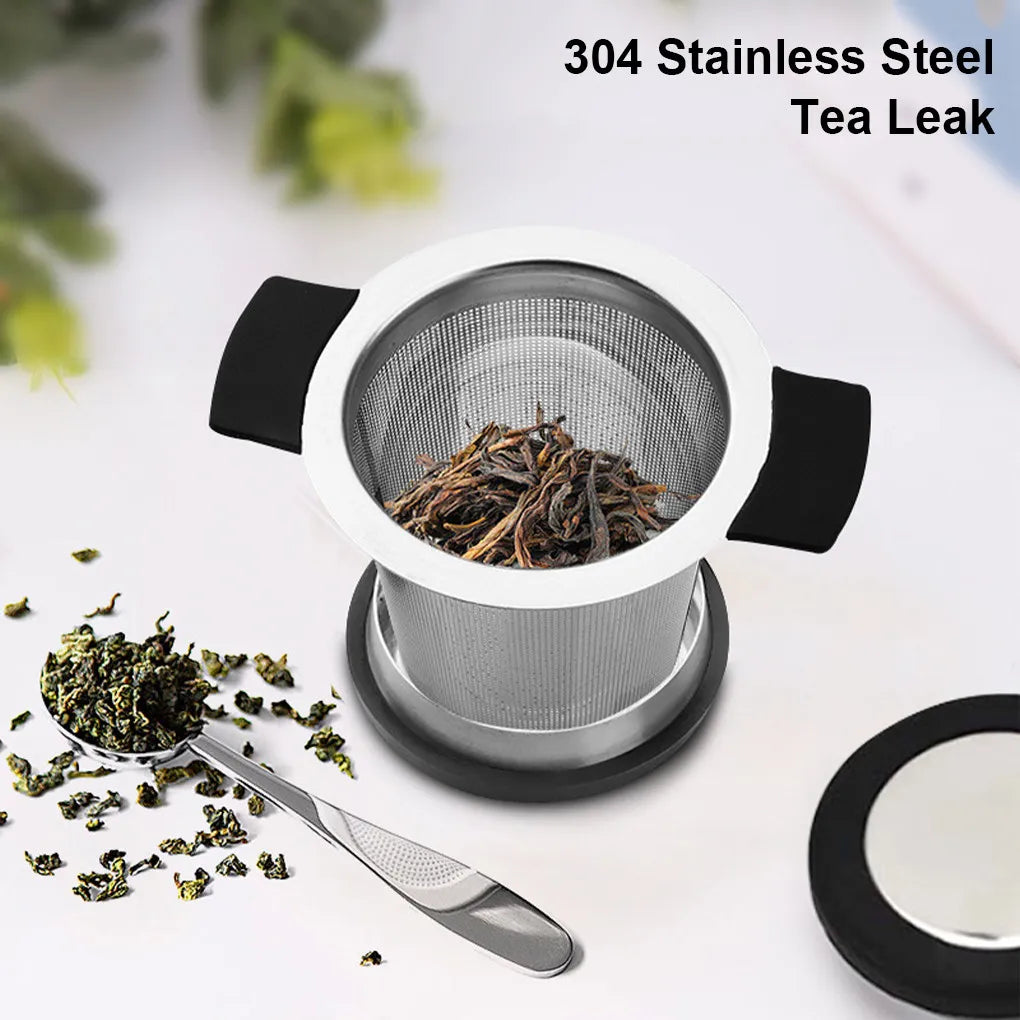 Infusor de té reutilizable de acero inoxidable 304