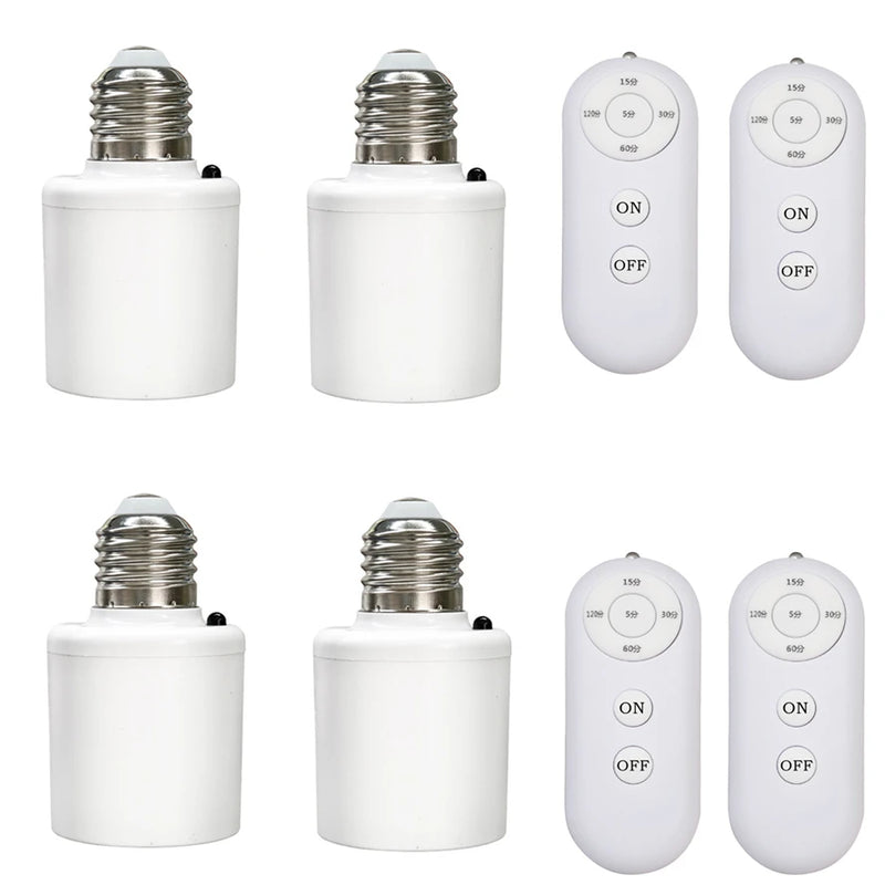 Portalámparas E27 con temporizador y control remoto inalámbricoPortalámparasHome & Garden > Lighting