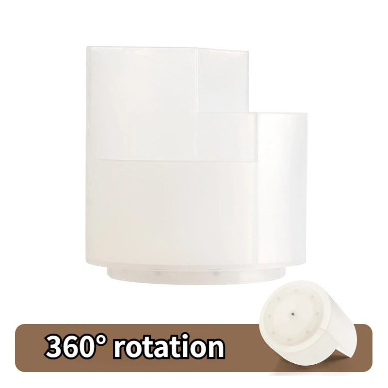 Support de rangement rotatif à 360° pour pinceaux de maquillage, 5  emplacements pour décoration de