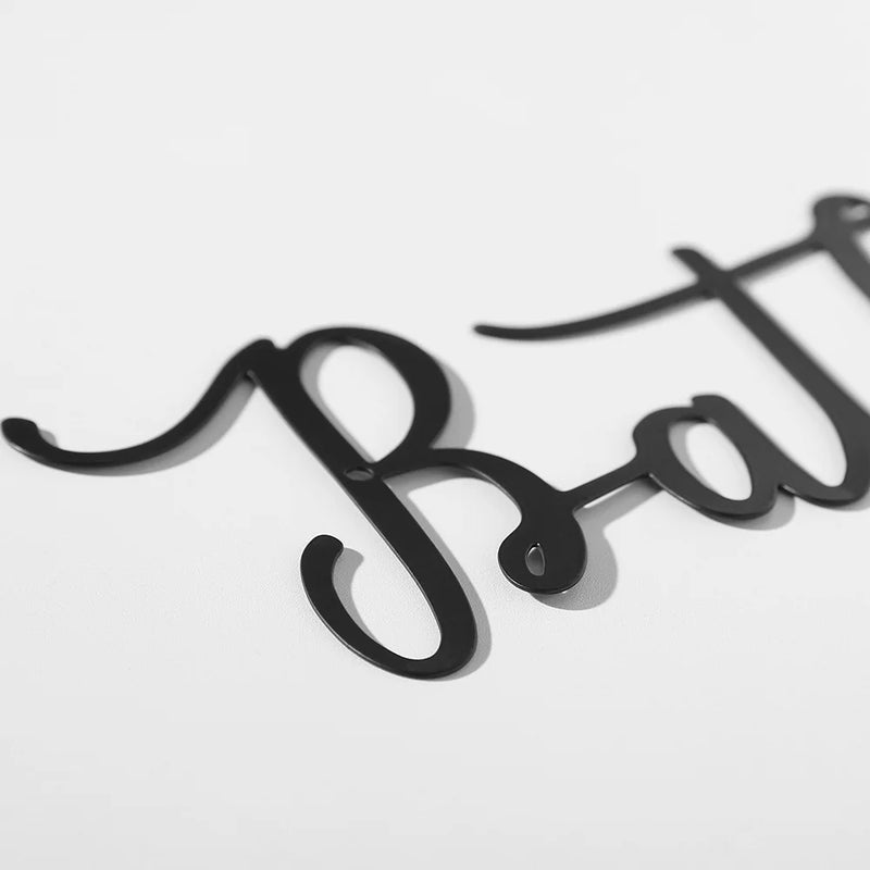 Placa de letrero para el baño 36x10 cmCuadrosHome & Garden > Decor > Novelty Signs