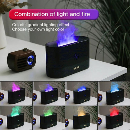 Aroma diffuser and air humidifier with light