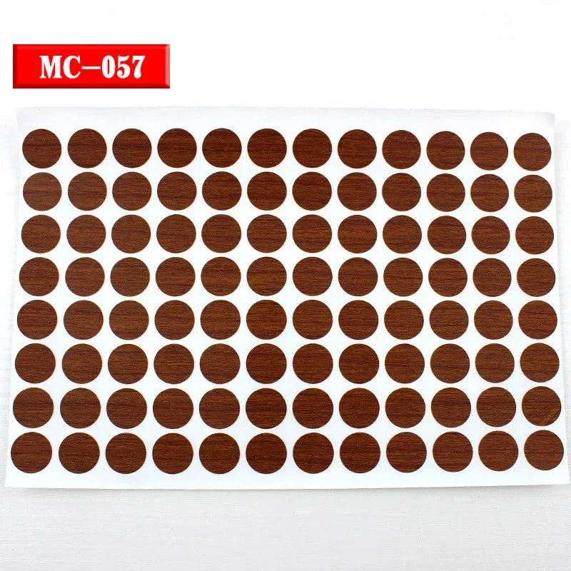 Cubiertas adhesivas para tornillos de madera pack 96 unidades 15mmProtectores para muebles