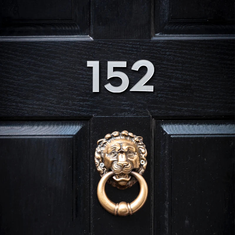 Letras y números autoadhesivos de acrílico para exteriores 75mmNúmerosHome & Garden > Decor > Address Signs