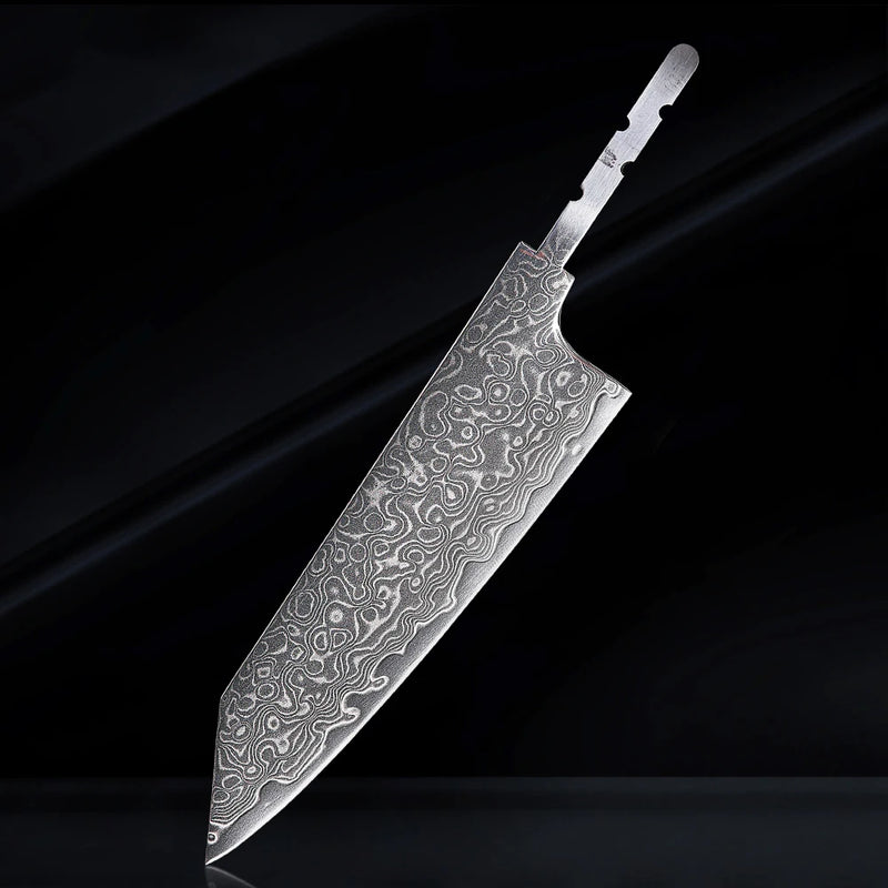 Hoja de cuchillo japonés de acero Damasco AUS-10 para bricolaje sin mangoCuchillosHome & Garden > Kitchen & Dining > Kitchen Tools & Utensils > Kitchen Knives
