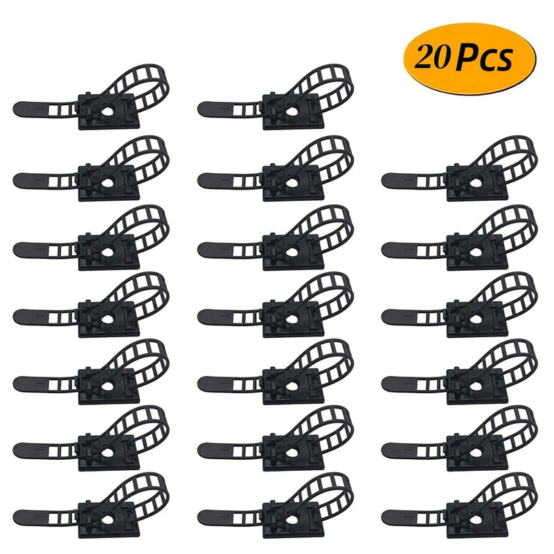 Organizadores de cable ajustables, pack 5/10/20BridasElectronics > Electronics Accessories > Cable Management > Wire & Cable Ties