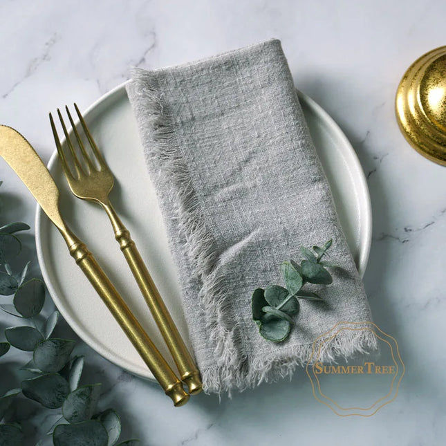 Rustic cloth napkins