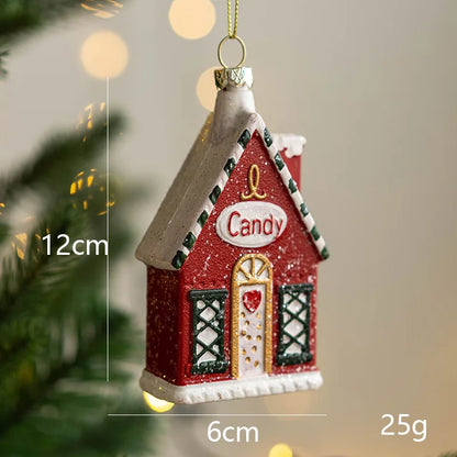 Colgante decorativo para el árbol con motivos navideños