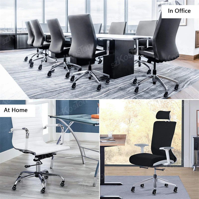 Set de 5 ruedas de goma para silla gaming y oficina, 3 pulgadasRuedasFurniture > Office Furniture Accessories > Office Chair Accessories