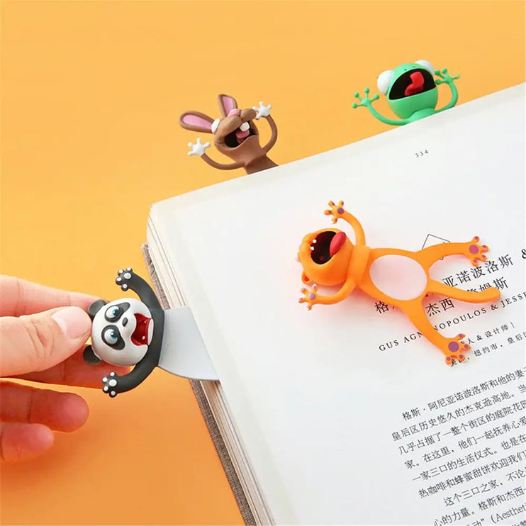 3D Cartoon Animal Bookmark