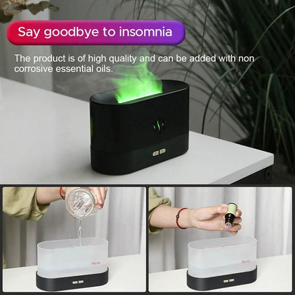 Aroma diffuser and air humidifier with light