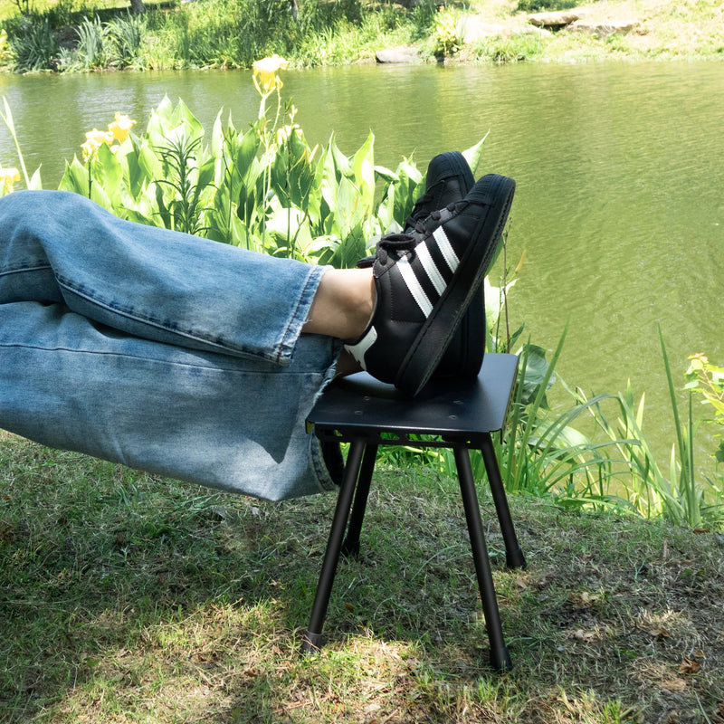 Taburete de camping plegable de aluminio ligero multifunción portátil para exterior, pesca y picnicSillas plegablesSporting Goods > Outdoor Recreation > Camping & Hiking > Camp Furniture