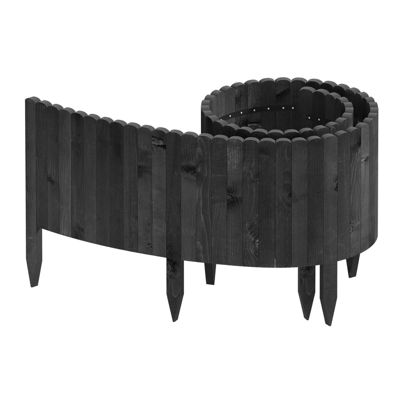 Borde de jardín flexible de madera para céspedVallasHardware > Fencing & Barriers > Garden Borders & Edging > Edging