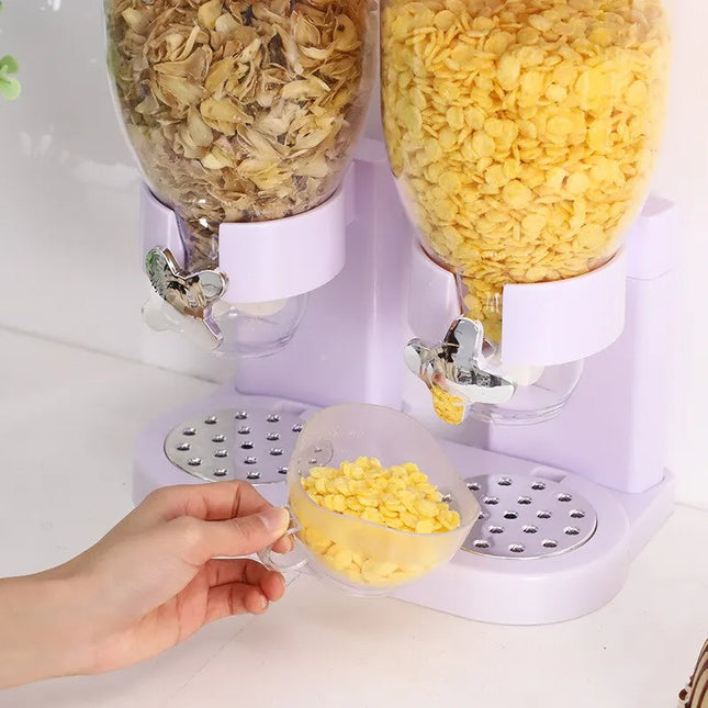 Vertical mechanical food dispensers