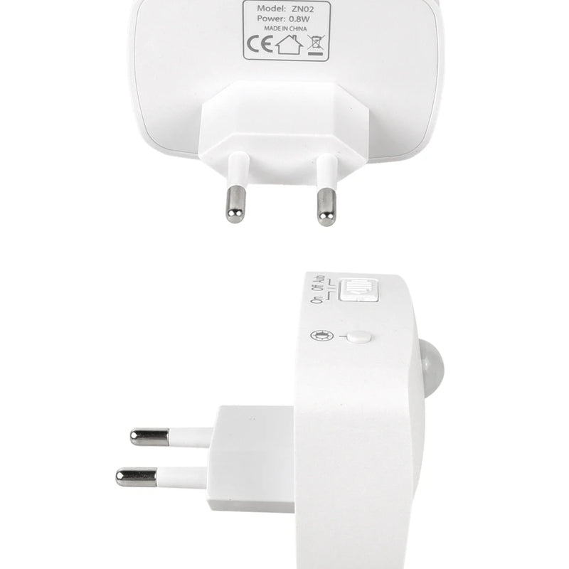 Luz LED nocturna con sensor de movimiento y enchufe europeo de 220VLámparas de paredHome & Garden > Lighting > Night Lights & Ambient Lighting