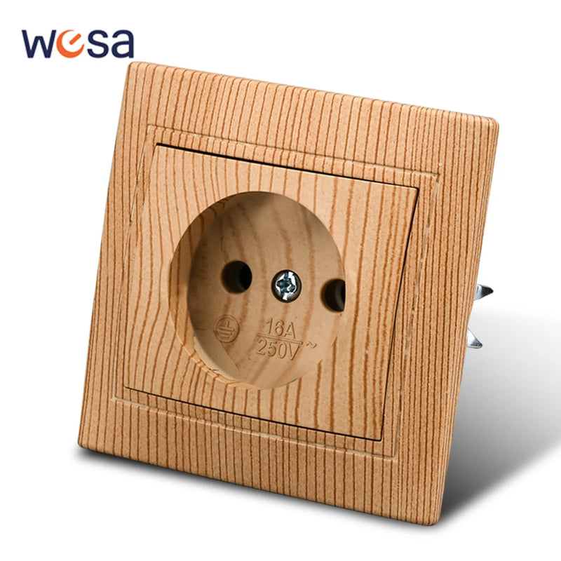 Interruptores y enchufes de estilo madera para paredEnchufes e interruptoresHardware > Power & Electrical Supplies > Power Outlets & Sockets > Wall Outlets
